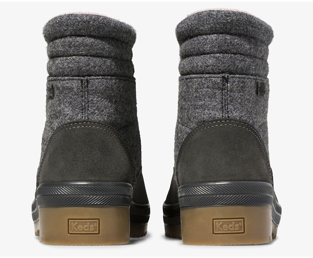 Botas Keds Mujer Grises Oscuro - Camp Water-Resistant W/ Thinsulate™ - 5297-CYOXK